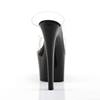 Pleaser - SKY302 Mules à talons - Chaussures de pole dance - Noir/Transparent Product image